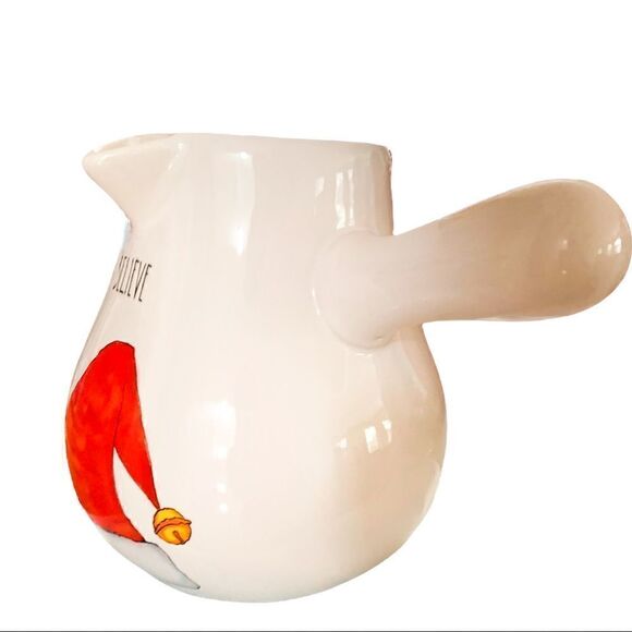 New~ Rae Dun "Believe" Santa Hat Hot Cocoa Pot - Picture 3 of 3